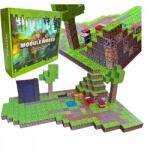 Skibi Store Mágneses építőkockák Pixelek Mágnesek Falu Egyedi 384 db (Bloki Puzzle Klocki Dla Dziecka Zabawa)