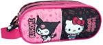 Manenty Hello Kitty & Kuromi 2 rekeszes tolltartó 23 cm (MSL704939)
