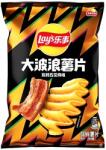 Lay's Wave Roasted Meat Flavor chips sült hús ízesítéssel 70g Lay's (6924743919792)