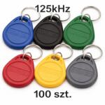 Mia Rfid kulcstartók proximity 125kHz TK4100 Unique választható színek EMB2 100 db (MIA_RFID_100)