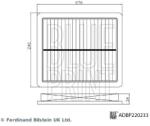 BLUE PRINT Filtru aer BLUE PRINT ADBP220233 (ADBP220233)
