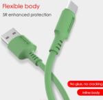 SOMOSTEL USB CABLE MICRO 3A SOMOSTEL GREEN 3100mAh QUICK CHARGER 1.2M POWERLINE SMS-BP06 MACARON - 10000+ BENDING STRENGTH (SMS-BP06 Zielony micro)