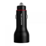 SOMOSTEL Car Charger 5a Black Meter + Cable Iphone Somostel 30w 2xusb Dual Sms-a89 Quick Charge Qc 3.0 Metal - Power Delivery (sms-89 Black)