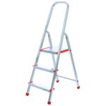 Bisonte Scara aluminiu BISONTE STR0103 3 trepte, inaltime maxima 1, 12 m pentru interior
