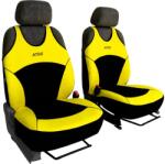 POK-TER Huse auto Activ Sport galbene, față 2 buc