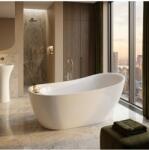 Rea Cada freestanding cu ventil cupru periat Rea Orte 170 cm alb (KPL-W8860)