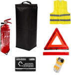Autopataki Kit Premium De Siguranță ITP Mașină Trusă De Prim Ajutor Din Și Extinctor Cu Pudră Uscată (02-110.8P)