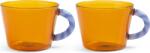 &K Amsterdam Pahare Duet 300 ml, culoarea chihlimbarului, 2 buc (356-04) Pahar