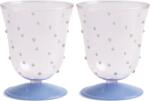 &K Amsterdam Pahare de apă Dot 200 ml, roz, 2 buc (358-04) Pahar