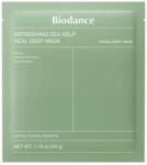 Biodance Refreshing Sea Kelp Real Deep bőrnyugtató és faggyúszabályzó hidrogél maszk - 34 g