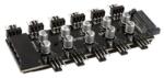 Lamptron Hub Lamptron SP105 pentru ventilatoare PWM, 10 x 4-Pin PWM, alimentare SATA / Molex, culoare neagra, LAMP-SP105