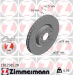 ZIMMERMANN Disc frana ZIMMERMANN 230.2385. 20 (230.2385.20)