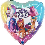  Én kicsi pónim Heart fólia lufi 46 cm (GBBL18054)