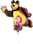  Mása és a medve Smile mini fólia lufi 35 cm (WP) (GBBL664SV) - kreativjatek