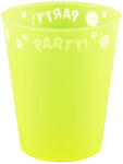  Yellow Fluorescent, Sárga micro prémium műanyag pohár 250 ml (PNN96048) - kreativjatek