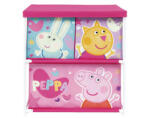  Peppa malac Friends játéktároló állvány 3 rekeszes 53x30x60 cm (ADX14453PP) - kreativjatek