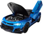 Che Zhi Chevrolet Camaro ZL1 2017 (Replica) blue, scala 1/24, Sunet și Lumini1/43 (45886)