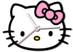 Hello Kitty Bow XL falióra 50 cm (EWA3078HK)