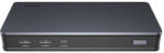 UGREEN CM615 USB-C Stație de andocare cu HDMI/DisplayPort 4K PD Ethernet și conexiune 2 monitoare Negru (90912)