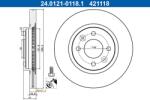 ATE Disc frana ATE 24.0121-0118.1 (24.0121-0118.1) - fixbox