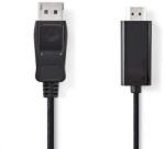 Nedis CCGP37100BK30 DisplayPort - HDMI kábel 3, 0 m fekete (CCGP37100BK30)