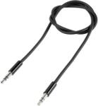 SpeaKa Jack Audio Csatlakozókábel [1x Jack dugó, 3, 5 mm-es - 1x Jack dugó, 3, 5 mm-es] 1.00 m Fekete SuperSoft köpeny (SP-7870044)