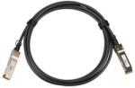 Extralink Patch cord Extralink 40GbE QSFP+ to QSFP+, 3m, Black (EX.15807) - flax