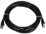 Extralink Patch Cord Extralink EX. 7638, Cat5e, F/UTP, 5m, Black (EX.7638) - flax