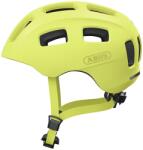 ABUS ABUS YOUN-I 2.0 Gyermek kerékpáros sisak, sárga, S méret (48-54cm), tekerőgombos állítás, hátsó világítás, dobozos ABUS (Vélo) Egyéb járművek Kerékpározás Kerékpáros védelem Kerékpáros sisakok