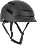 NEWTON COMMUTER városi kerékpáros sisak, fekete matt, 55-58 cm, tekerőgombos állítás, hátsó USB-s világítás, 270 g (kábel mellékelve) NEWTON Bicikli alkatrészek Kerékpáros ruházat Kerékpáros sisakok