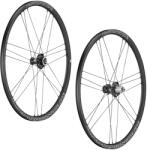 CAMPAGNOLO ZONDA DISC 700C országúti tárcsafékes kerékszett, centerlock, fekete, Campa kazetta 12/11/10 sebesség, átütőtengelyes (pár), 18-21 küllő, 17C felniszélesség CAMPAGNOLO Bicikli alkatrészek Kerékpár alk