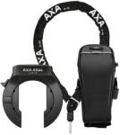 AXA ATLAS LARGE 5.5 mm 1.30M fekete patkózár lánccal, visszahúzható kulccsal, biztonsági szint 14, nyeregtáskával AXA Bicikli alkatrészek Kerékpáros kiegészítők Biciklizárak
