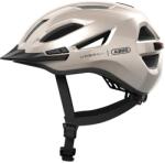 ABUS ABUS URBAN-I 4.0 felnőtt kerékpáros sisak, champagne beige, M méret (54-58 cm), tekerőgombos állítás, USB-s hátsó világítás, dobozos ABUS (Vélo) Egyéb járművek Kerékpározás Kerékpáros védelem Kerékpár
