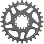 Stronglight MTB direct mount 8 furatos lánctányér SRAM X01-XX1-hez, alumínium HT3 fekete 28 fogas - 12 sebességes, narrow wide (3 mm eltolás) STRONGLIGHT Bicikli alkatrészek Kerékpár alkatrészek Kerékpár lánctány