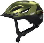 ABUS ABUS URBAN-I 4.0 felnőtt kerékpáros sisak zöld (molette állítás, hátsó USB világítás, M méret 54-58 cm, dobozos) ABUS (Vélo) Bicikli alkatrészek Kerékpáros ruházat Kerékpáros sisakok