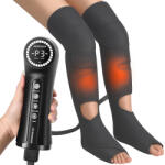 Linomag Aparat de masaj pentru picioare cu presopunctura si incalzire tip cizme, Linomag®, Drenaj limfatic, Masaj terapeutic, Masaj refacere musculara, Masaj relaxare, Masaj circulator, 3 moduri masaj, 5 nive Aparat de masaj
