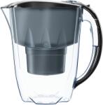Aquaphor Amethyst vízszűrő kancsó, 2.8L, fekete + 3 db szűrőbetét (AQU014852) - primanet