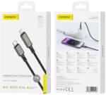 FONENG XS12 USB-C - Lightning PD 27W 1, 2 m fekete kábel