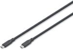 ASSMANN USB4 2.0 Type C Összekötő Fekete 0.5m AK-300350-005-S (AK-300350-005-S)