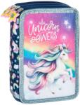DERFORM Unikornisos felszerelt 3 emeletes tolltartó - Unicorn powers (PWTJR16) (PWTJR16) - emag