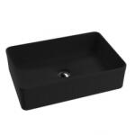 Lavita Vesi Black Pultra építhető mosdó (5900378358282)