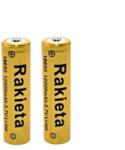 Depox Két darab 18650 Li-Ion akkumulátor készlet, IdeallStore®, 3, 7 V 12000 mAh (G146+G146)