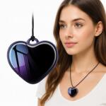 Zero Secrets ZeroSecrets Q66 16 GB-os professzionális kémfelvevő - Elegáns szív medál alakú kialakítás, 192 órás felvétel, hangaktiválás, tiszta DSP hangzás, újratölthető akkumulátor - ideális diákoknak, interjúkh