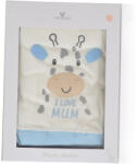 Cangaroo MUM Zsiráfos takaró 90*100cm KÉK