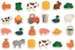 Janod Magneti din lemn pentru copii Farma 24 buc (J08157) Puzzle