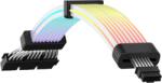 GAMEMAX Cablu Sursa Gamemax Modular cable, 12VHPWR 12+4 pini, 3x 8-pini VGA, 350mm (12VHPWR CABLE-BK)