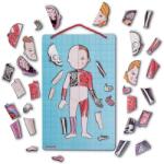 Janod Corpul uman magnetic Bodymagnet puzzle cu tablă de agățat (J05491) Puzzle