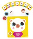 Janod Jucărie magnetică Emoții și sentimente Urs cu șabloane (J05447) Puzzle