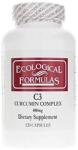 Ecological Formulas C3 Curcumin Complex, 400 mg, 120 capsule, Ecological Formulas