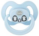 Baby-Nova Suzete ortodontice din silicon Baby-Nova - Mărimea 3, 2 bucăți, albastre (20006)